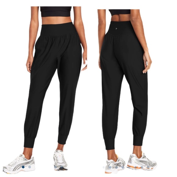 Old Navy Pants - Old Navy* Active Powersoft Loose Fit High Waisted Go-Dry Women's Jogger L Black